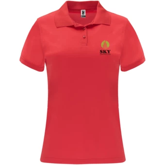 Monzha short sleeve women's sports polo - roly-L (NPC-R04104I3)