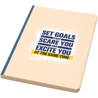 Liliana notatnik A5 z trzciny cukrowej z miękką okładką z RPET (NPC-10612552)