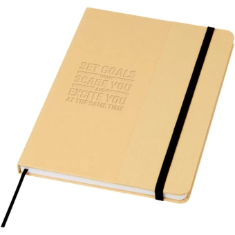 Nelida notatnik A5 w twardej okładce z tektury pochodzącej z recyklingu (NPC-10790390)