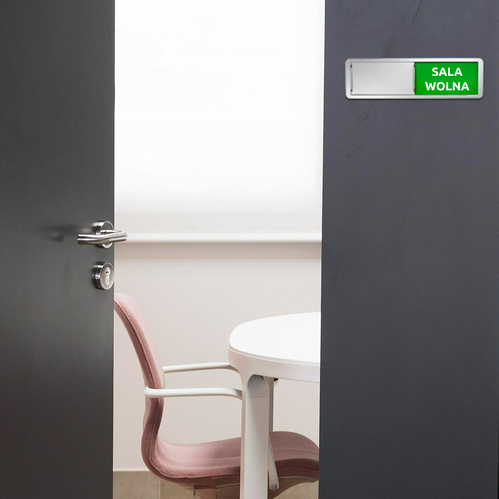 tabliczka sala wolna