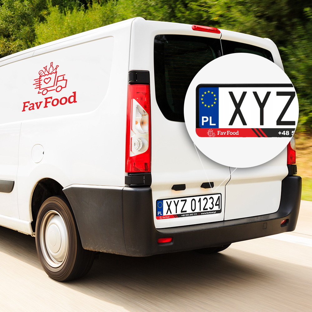 ramka na tablice rejestracyjne